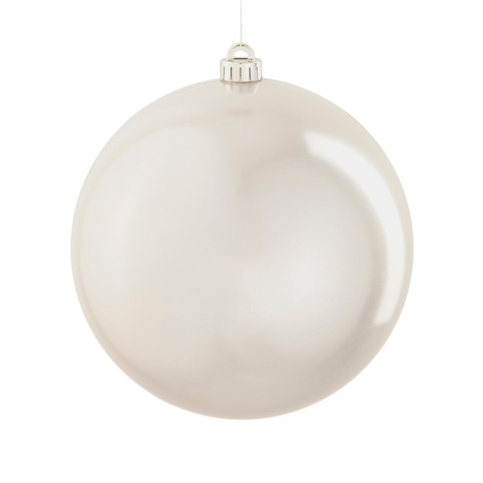 BOLA CREMA PERLADA - d20cm PLASTIC