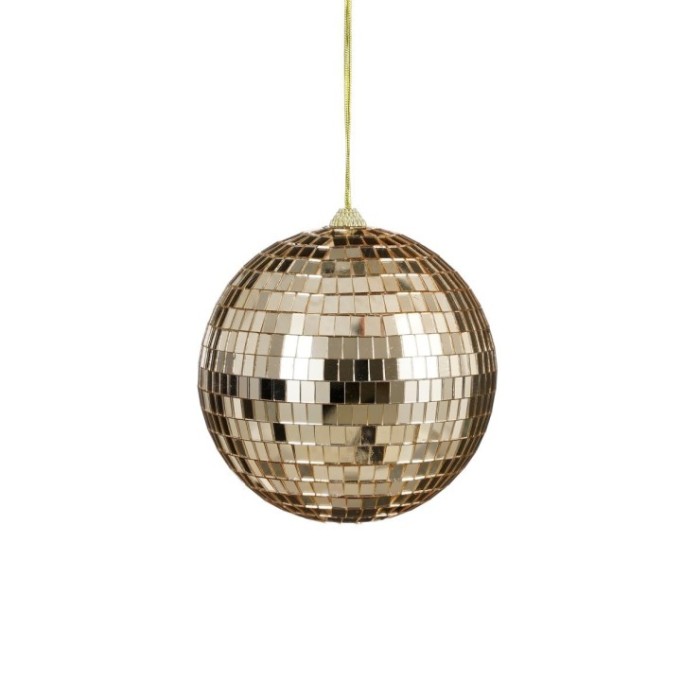 BOLA DISCO MIRALLS champagne - d15cm