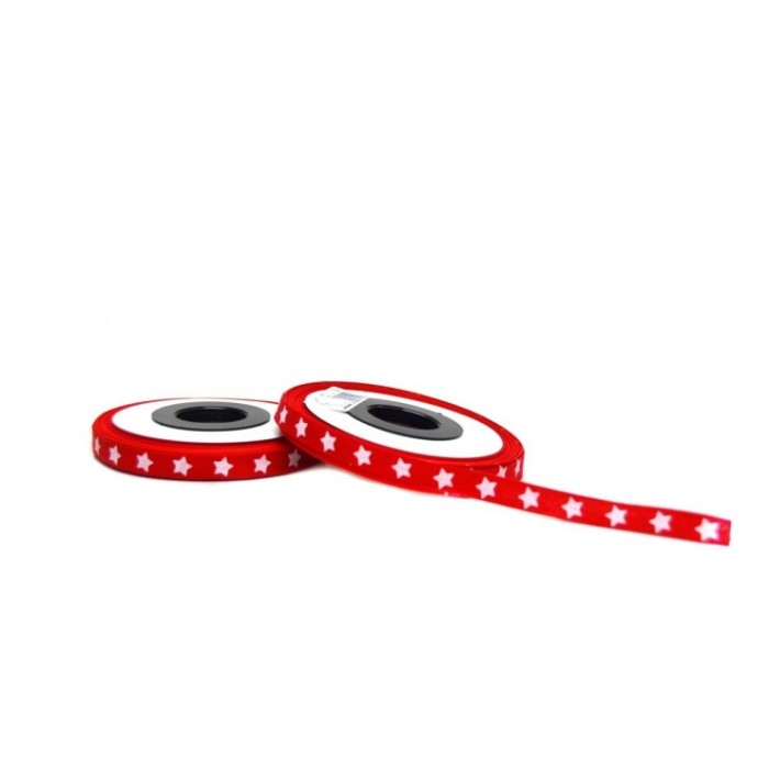 CINTA NAV STARS BETA ROJO 12mm 25m
