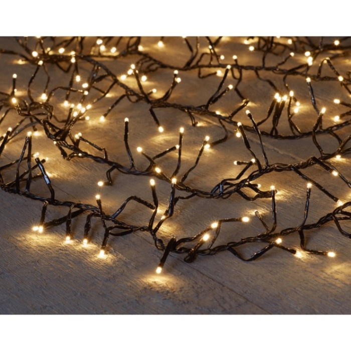 LUCES ARBOL EXT 1920LEDS/25M WARM WHITE 3-3,5M