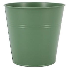 CUBO ZINC VERDE OSCURO MATE D13 H12.5cm ES12