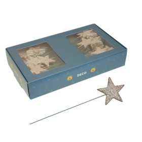 PICK ESTRELLES PURPURINA 6cm 30UNI XAMPANY