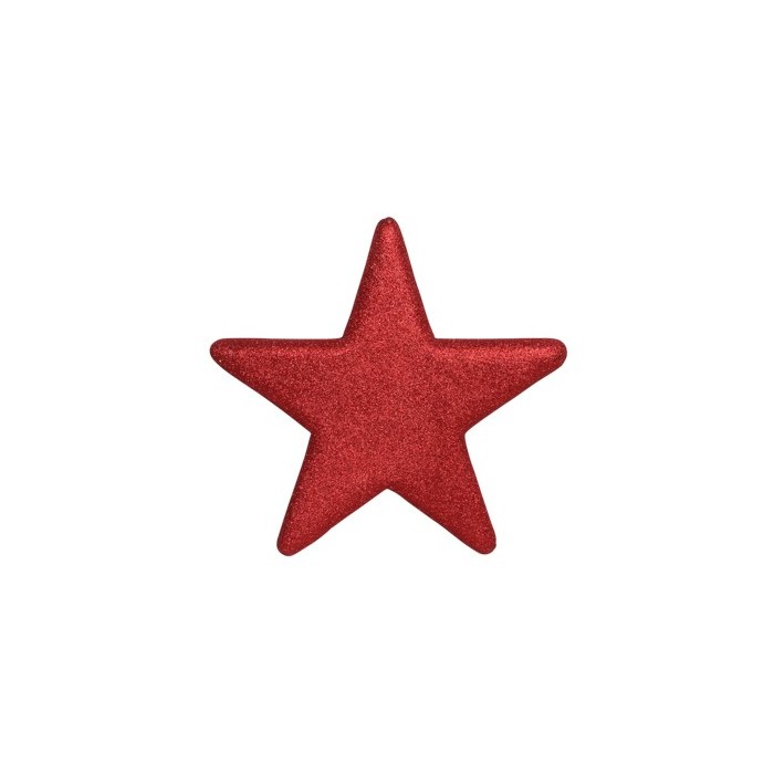 COLG ESTRELLA ROJA 50x50cm BRILLANTE