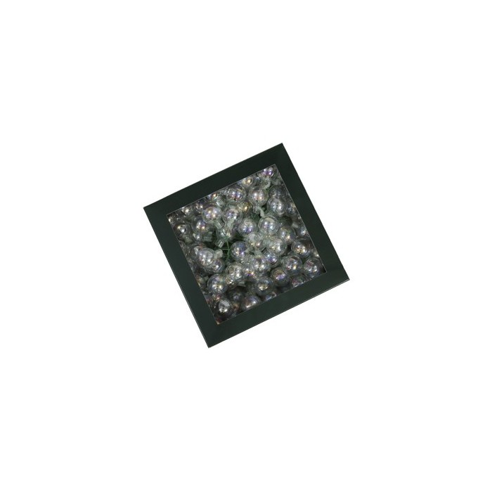 BOLAS ALAMBRADAS 25mm clear pearl 144u
