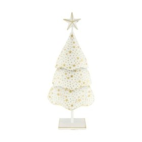 ABETO METALICO ORO/BLANCO 24x12x54cm