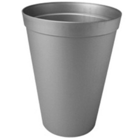 CUBO PLASTICO GRIS D25-16cmx35cm 10L