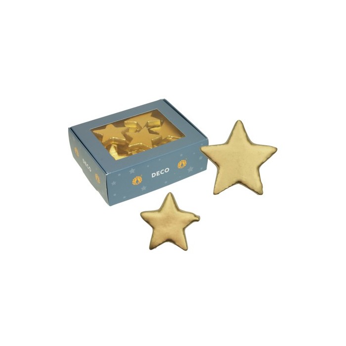 ESTRELLAS STYRO ORO 4/5cm 48UNI CAJA
