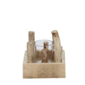 ESTRUC MADERA CUADRADA 14x14 H12CM