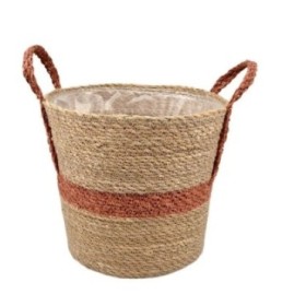 CUBREMACETA PAJA RAYA NRJ ASAS Ø23/17.5xH22cm ES21