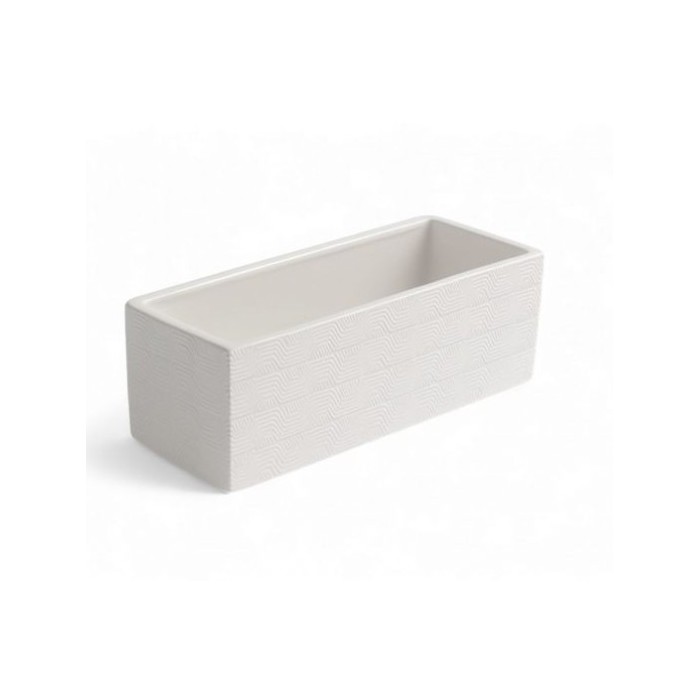 JARDINERA TS BLANCA 18X7X6CM