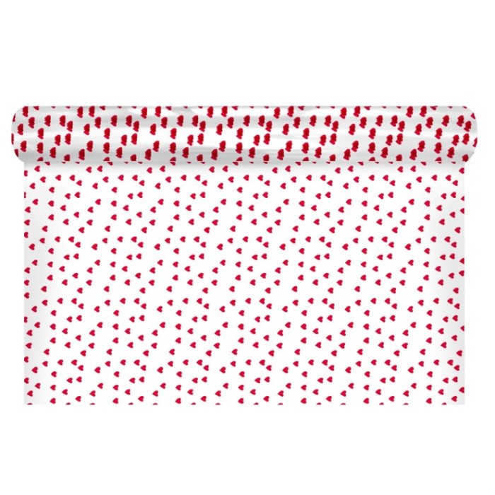 BOBINA TRANSP CORAZON ROJO 70x50mt