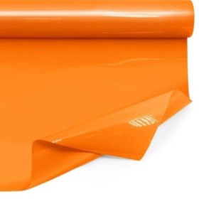 BOBINA BRILLANTE NARANJA 70cm x50mt