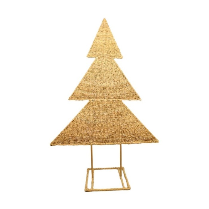 ABETO MIMBRE CON PIE 78x29x118cm natural