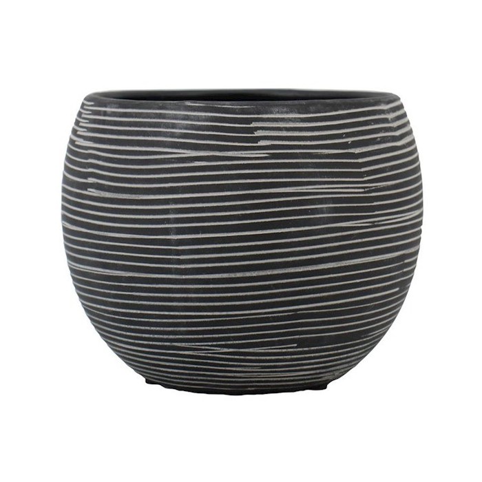 CERAMICA TROMSO NEGRA D9/10 H8cm ES8