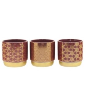 CERAMICA SIM VERMELLA ES12 Ø13xH12,5cm ASS3