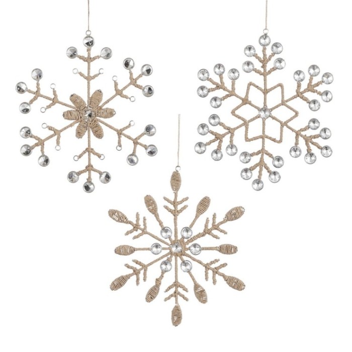 COLG COPO DE NIEVE D21cmxH1cm 1UN 3 MODELOS