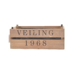 CAJA MADERA 1968 30x18xH11.5cm GRIS CLARO