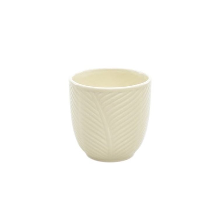 CERAMICA PUK BLANC SUAU D10.5cm H10cm orch-9