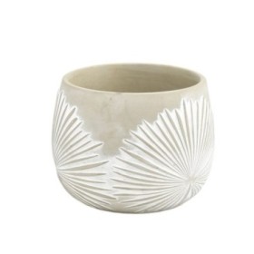 MACETA CEMENTO JULIA GRIS D12cm H10.5cm