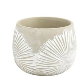 MACETA CEMENTO JULIA GRIS D15cm H12.5cm