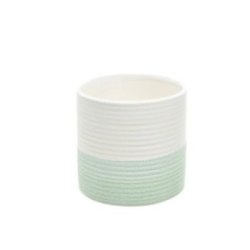 CERAMICA POT SANDY VERD D10.5cm H10cm  ORCH-9