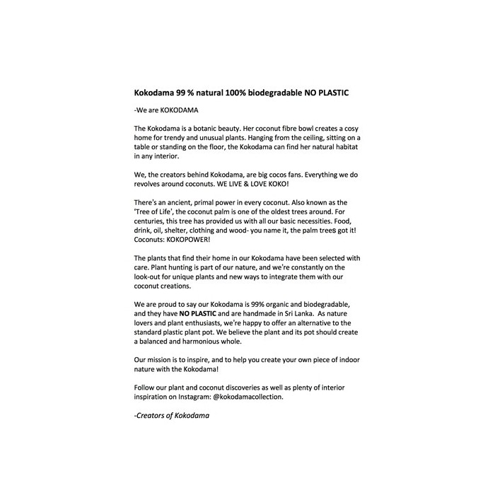 PLANTA VERDE MIX EN KOKODAMA M12