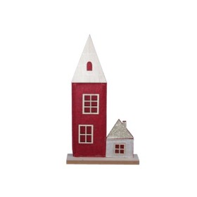 IGLESIA FELPA ROJA CON BASE 20x35cm