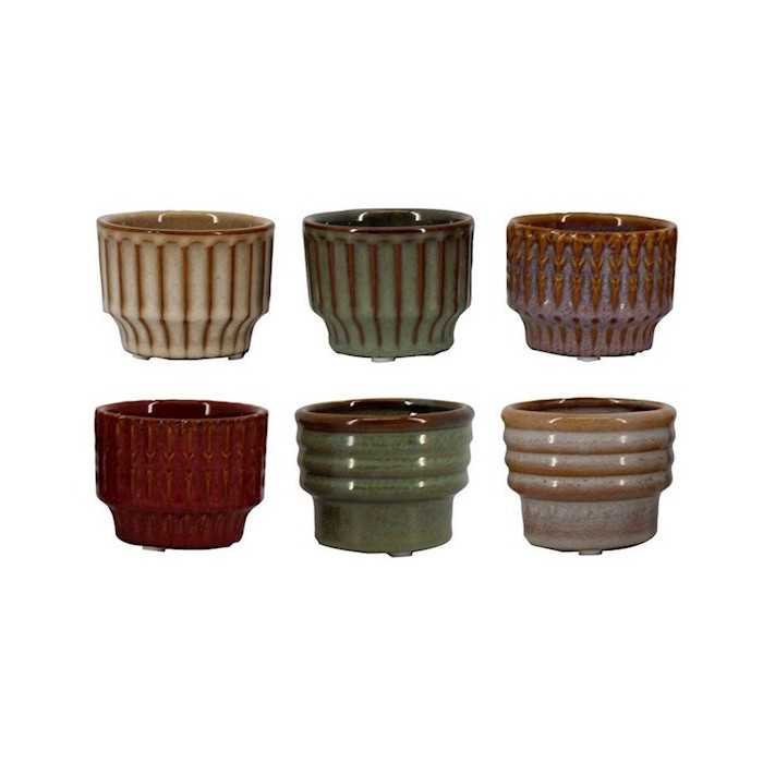 CERAMICA POT NASSAU D7.4 H6CM  ES6 MIX