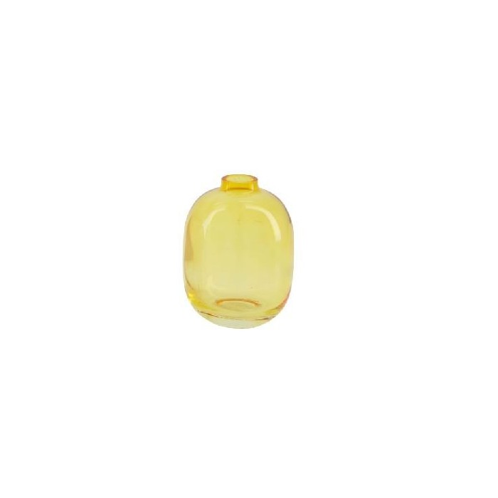 CRISTAL JARRON min D8xh10.5cm AMARILLO UNI
