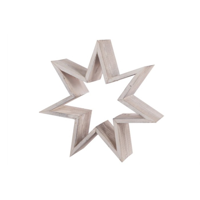 ESTRELLA NADAL 7 pUNTES 58x19x58cm BLANC GASTAT