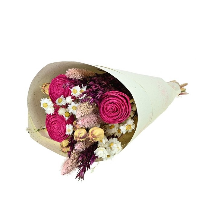 F.SECA, bouquet ESSENTIAL ROSEWOOD 50cm FUCSIA