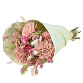 F.SECA, bouquet DELIGHTED DONNA 50cm ROSA VINTAGE
