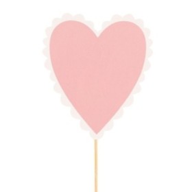 PICK COR ROSA 8cm PAL 50cm 25UNI FUSTA