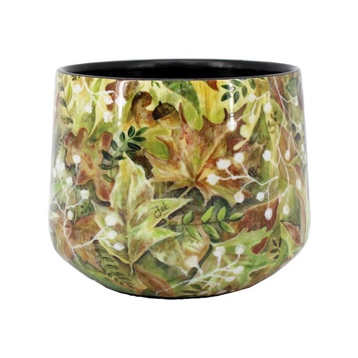 MACETA ZINC AMALFI  D6.7/7.3 H5.9 ES6