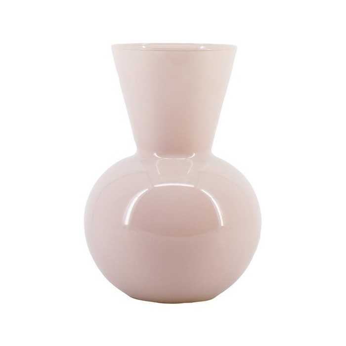 CRISTAL JARRON ELLY D15/21 H30cm ROSA PASTEL