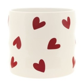 CERAMICA CORAZONES blanca ES12