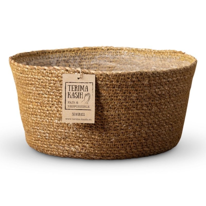 BOL SABELLA PALLA D27 H15cm NATURAL