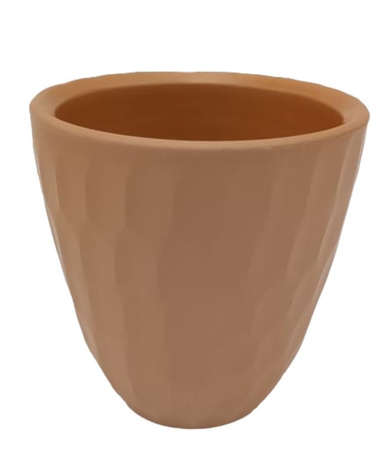 CERAMICA ORQUIDIA SOFT TARONJA D14 H15CM