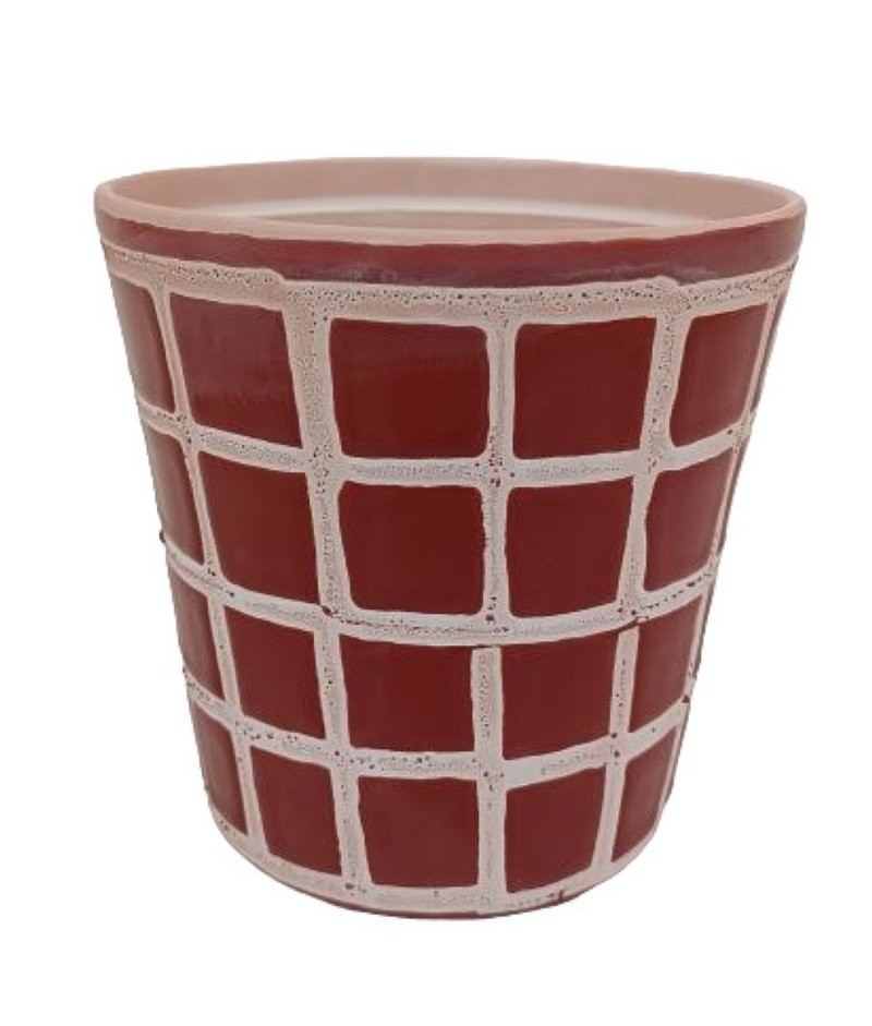 CERAMICA AMY VERMELL D13 H13CM