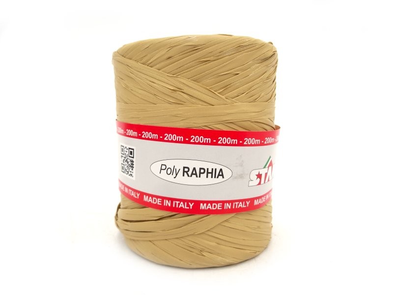 RAFIA BOBINA 200 m MOKA
