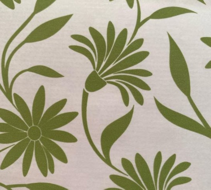 BOBINA KRAFT VERJ BLANC MARGARIDES 70cmX40m