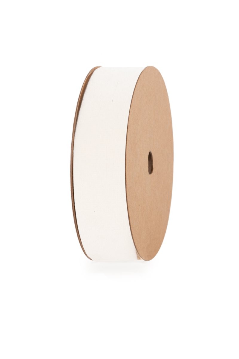 CINTA VELLUT BLANC DOBLE 25mmX15m