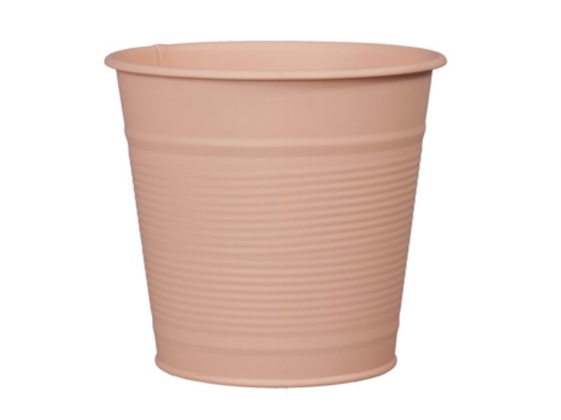 TEST ZINC D15xH14cm TARONJA MATE