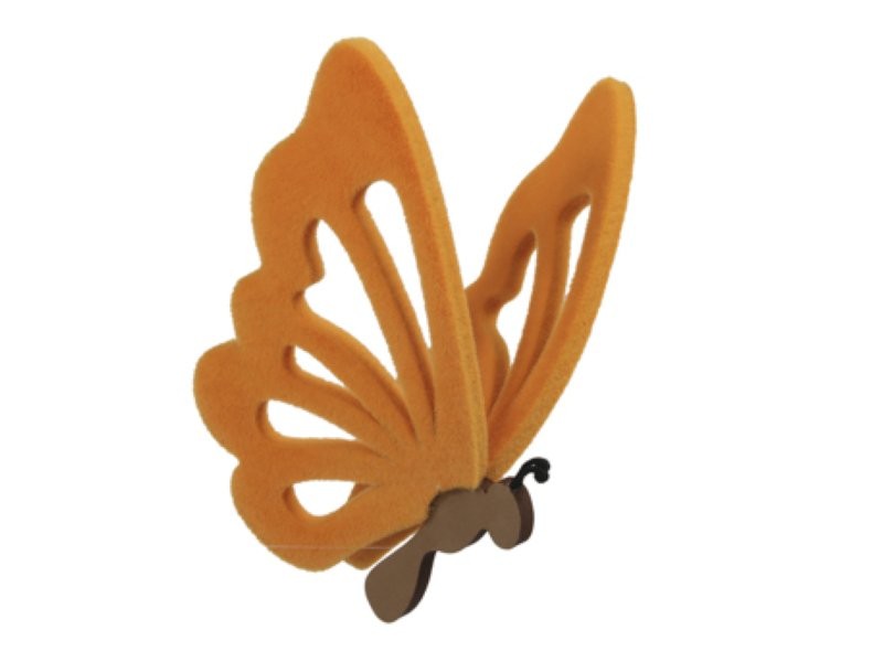 PENJ PAPALLONA FLOCK 25CM TARONJA