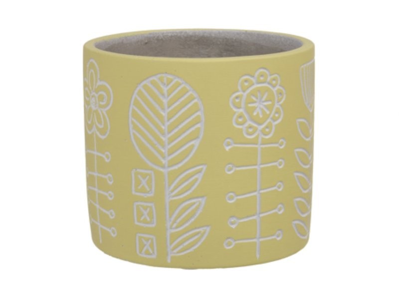 CERAMICA CIMENT FLORETES D12x11 GROC