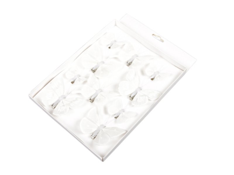 PAPALLONES CLIP 10 UNI BLANQUES 5/8/12cm