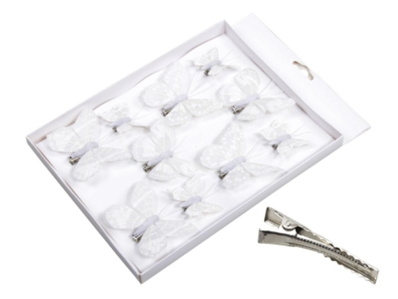 PAPALLONES CLIP BLANQUES 10 UNI