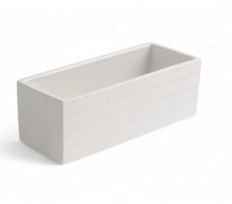 JARDINERA TS BLANCA 23X8X7CM