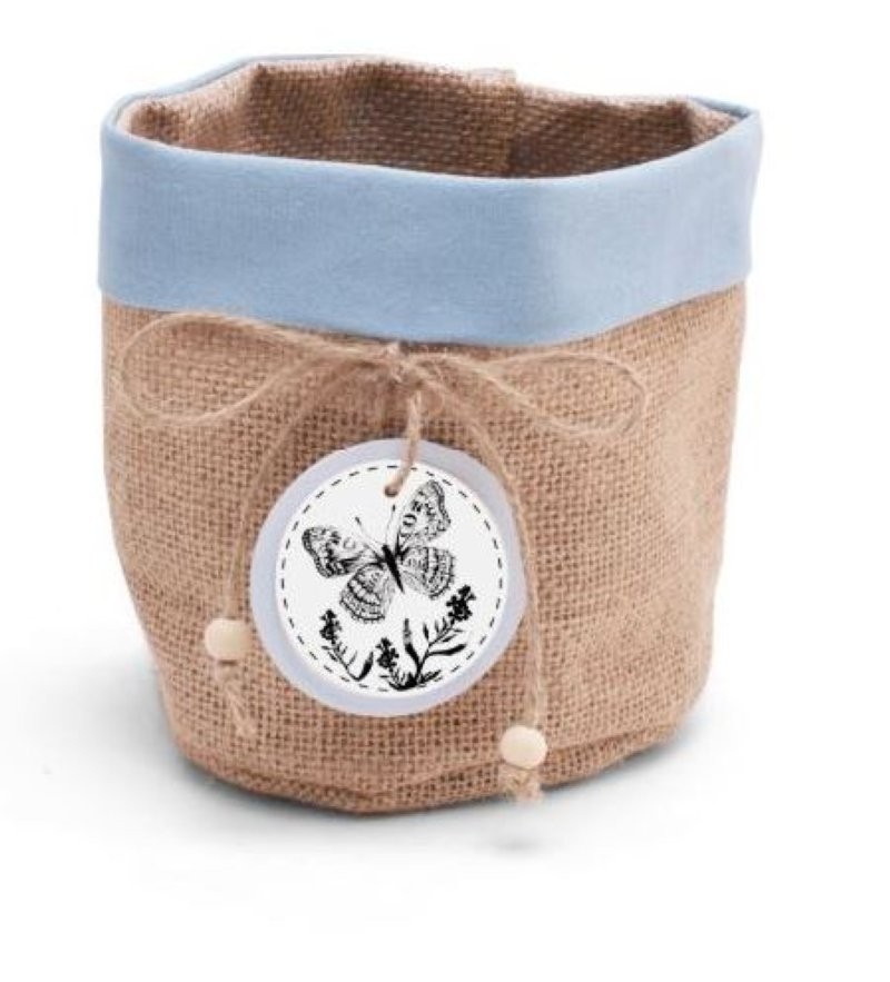 TAPATEST YUTE RIBET BLAU D13x13cm 5 UNI