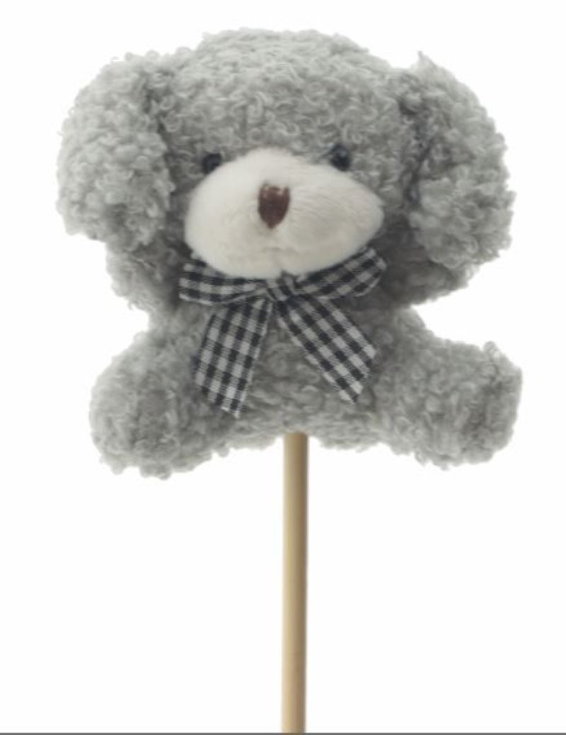 PICK GOSSETA GRIS 8.5cm x10uni